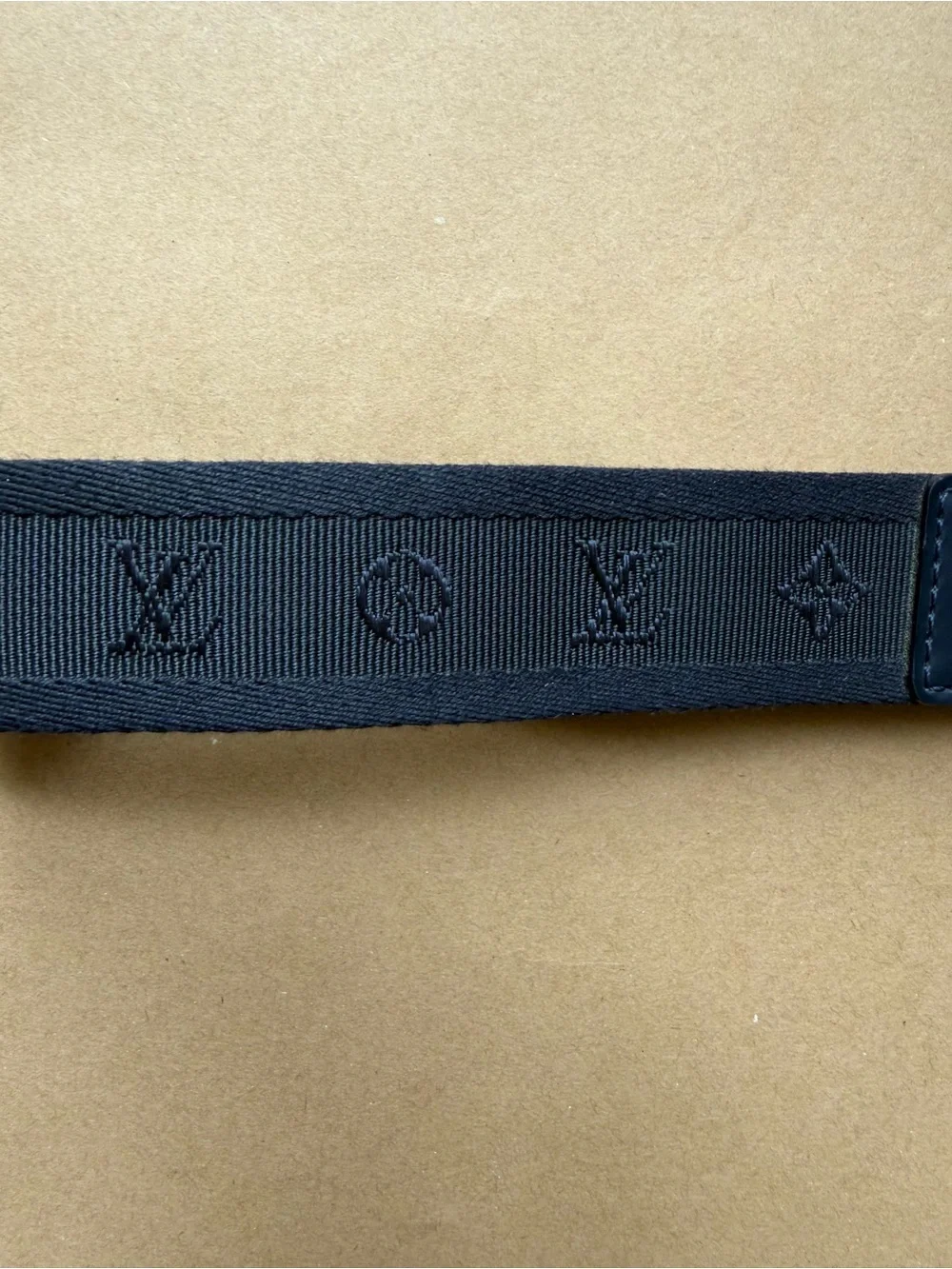 Louis Vuitton Navy Canvas Belt
